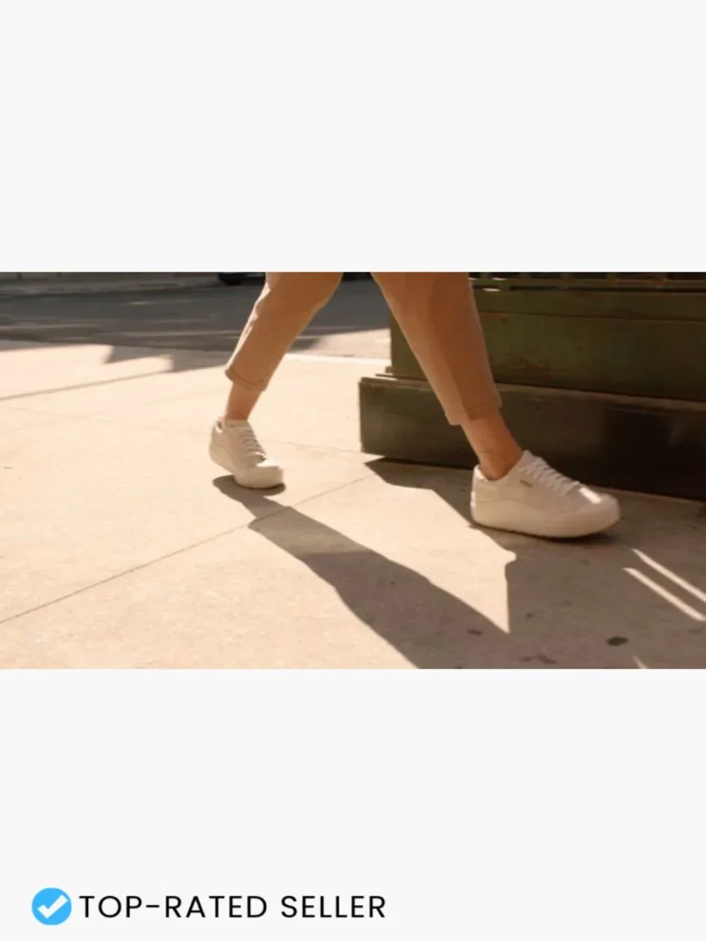Platform Lace Up Sneakers Retro Tennis Shoes Sustainable Faux Leather - Picture 7 of 7